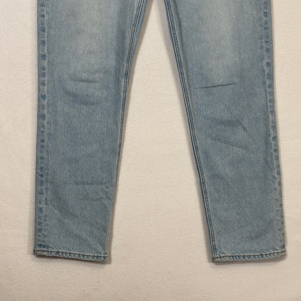 American Eagle Jeans Women’s 8 Straight Leg The Mom Jean Light Wash Hi-Rise - Picture 4 of 10